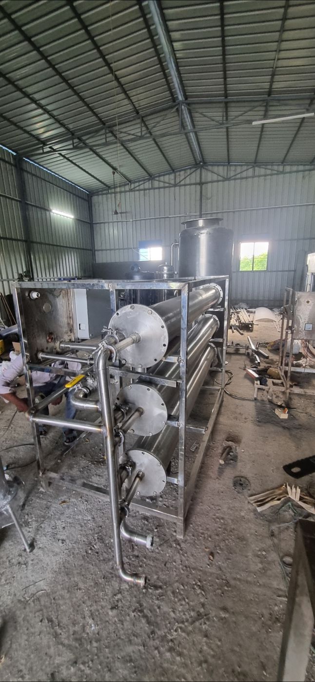 Large SS RO skid under fabrication at our works – PureFlux Engineering, Chennai